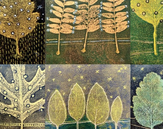 Image for Easy Garden Printing with Gelli Plates